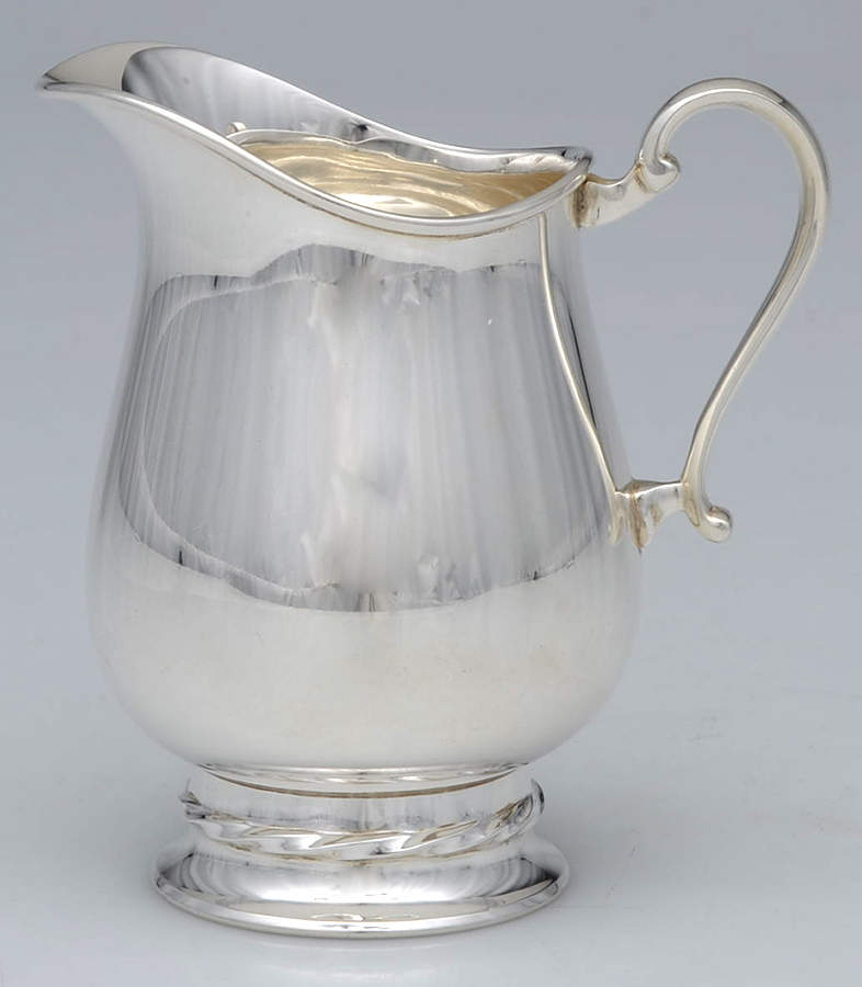 Silver Flutes (Sterling, 1941, Hollowware) Mini Creamer by Towle Silver-1