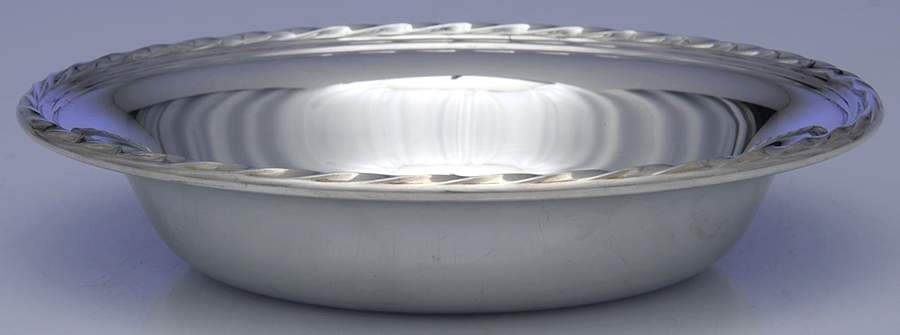 Silver Flutes (Sterling, 1941, Hollowware) Medium Sterling Bon Bon Bowl by Towle Silver-1