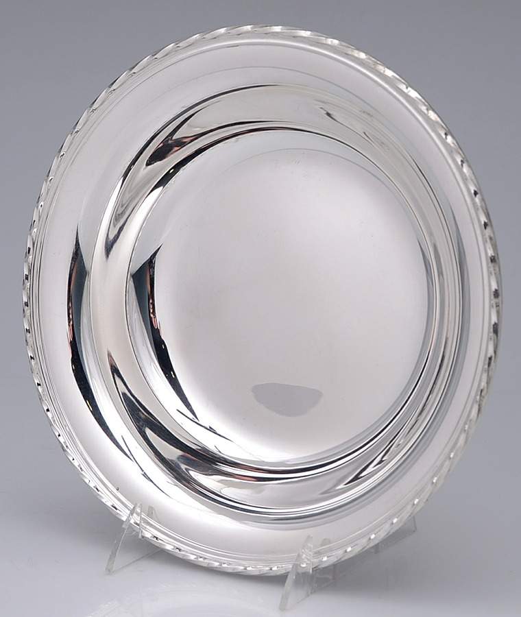 Silver Flutes (Sterling, 1941, Hollowware) 10" Round Vegetable Bowl by Towle Silver-1