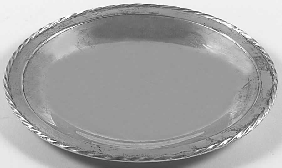 Silver Flutes (Sterling, 1941, Hollowware) Sterling Cookie Plate by Towle Silver-1
