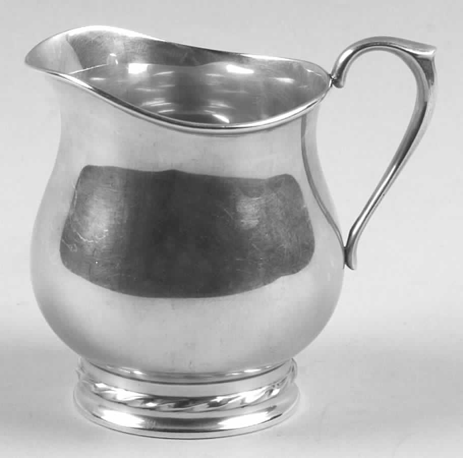 Silver Flutes (Sterling, 1941, Hollowware) Mini Creamer by Towle Silver-1