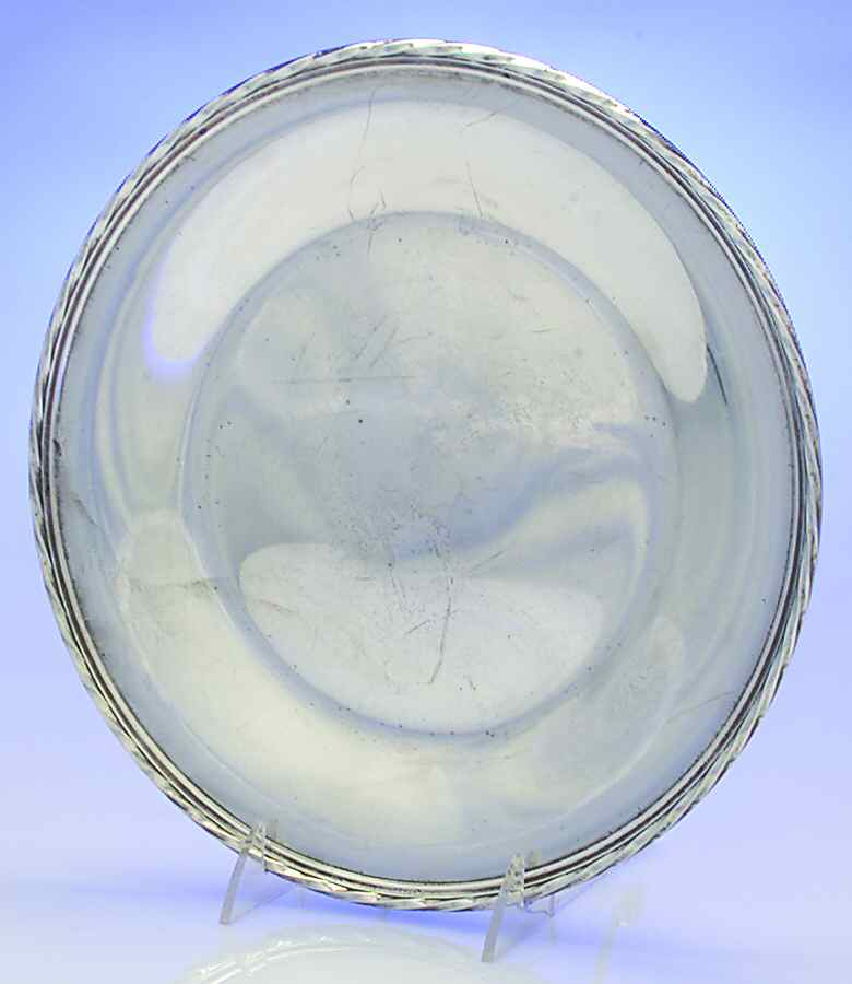 Silver Flutes (Sterling, 1941, Hollowware) 11" Sandwich Plate by Towle Silver-1