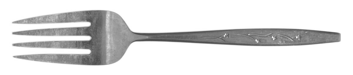 TEX6 (STAINLESS) Small Solid Cold Meat Serving Fork by Texoma-1