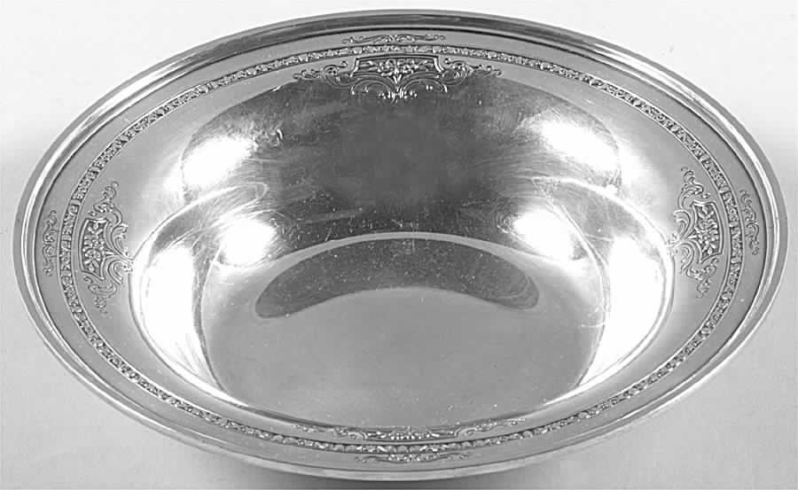 Lady Constance (Sterling, 1922, Hollowwaree) Medium Sterling Bon Bon Bowl by Towle Silver-1