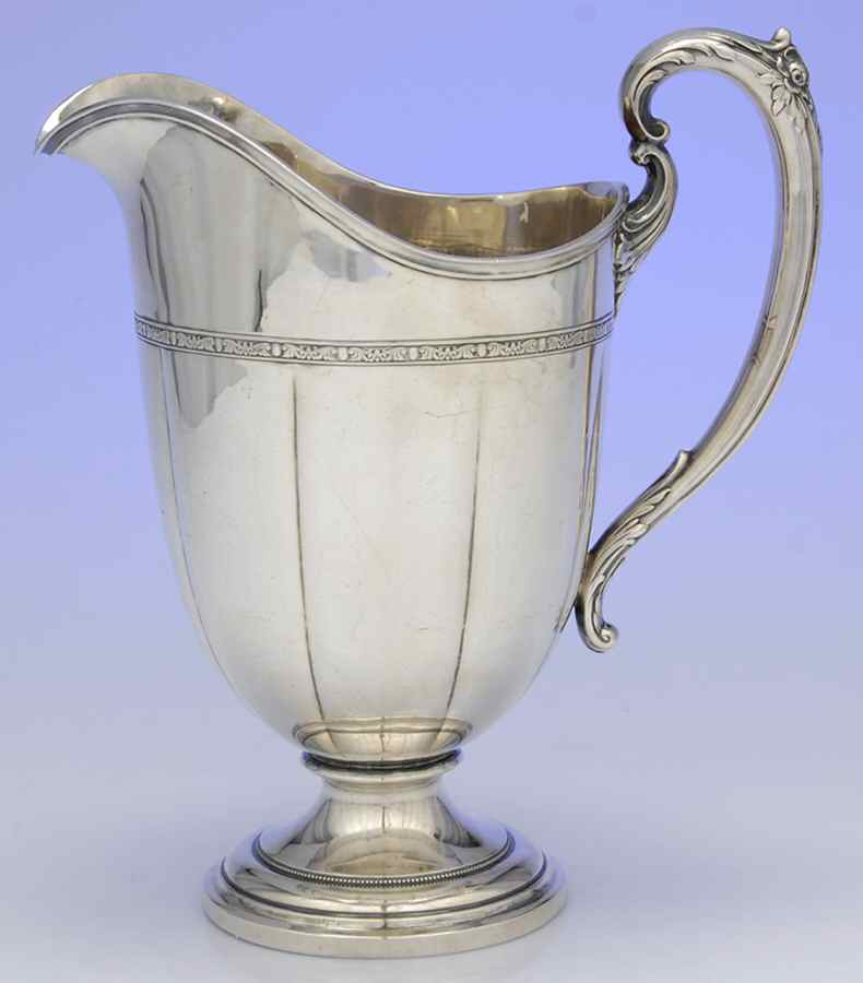 Lady Constance (Sterling, 1922, Hollowwaree) Sterling Water Pitcher by Towle Silver-1