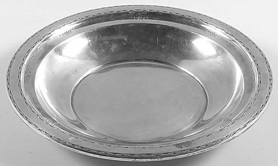 Old Lace (Sterling, Hollowware) 11" Round Vegetable by Towle Silver-1