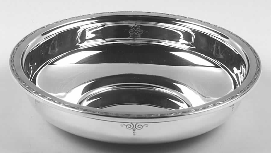 Old Lace (Sterling, Hollowware) 8" Round Vegetable by Towle Silver-1