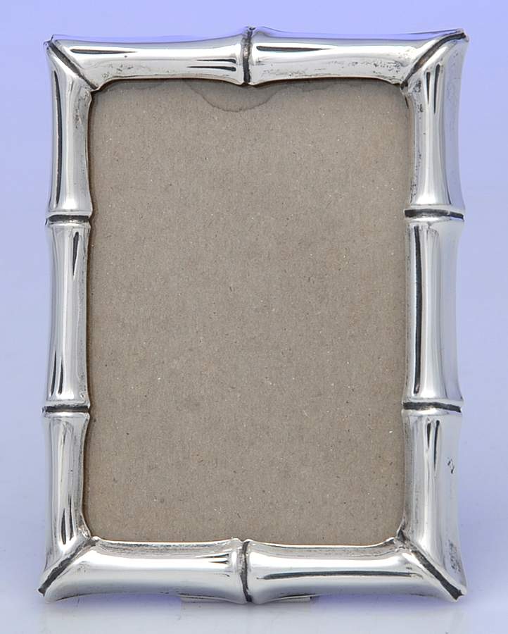 Bamboo (Sterling, 1961, Hollowware) Frame-Holds 2" X 3" Picture by Tiffany & CO SILVER-1