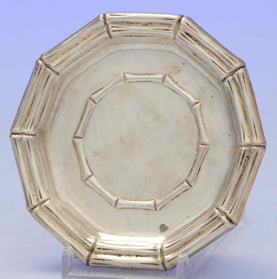 Bamboo (Sterling, 1961, Hollowware) Sterling Coaster by Tiffany & CO SILVER-1