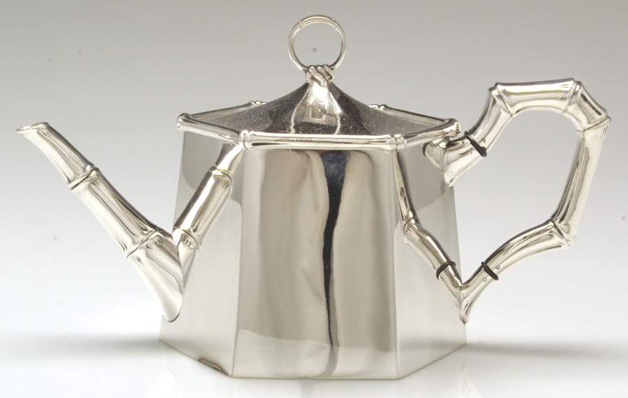 Bamboo (Sterling, 1961, Hollowware) Teapot by Tiffany & CO SILVER-1