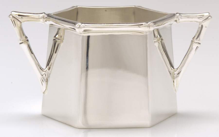 Bamboo (Sterling, 1961, Hollowware) Open Sugar Bowl by Tiffany & CO SILVER-1