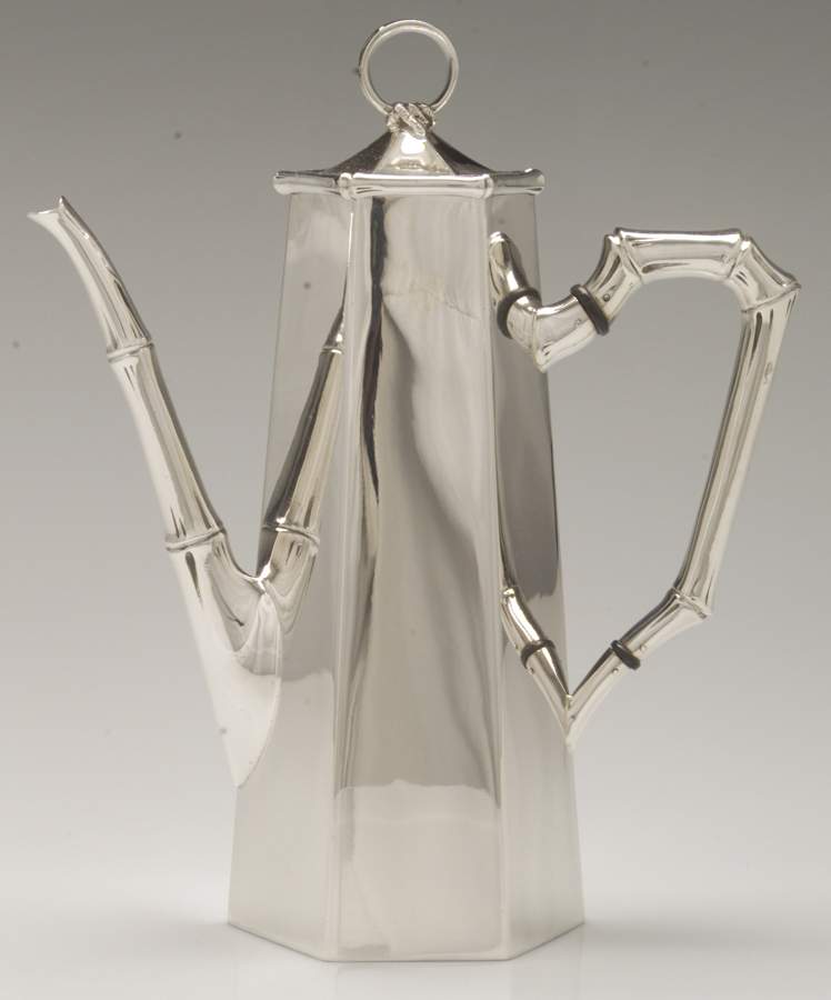 Bamboo (Sterling, 1961, Hollowware) Coffee Pot by Tiffany & CO SILVER-1