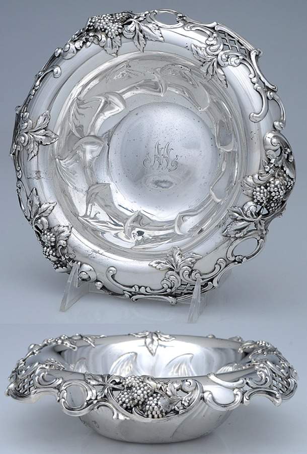 Blackberry (Sterling, 1875, Hollowware) 8" Round Vegetable by Tiffany & CO SILVER-1