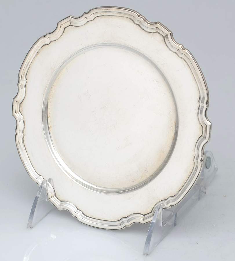 Hampton (Sterling, 1934, Hollowware) Bread Plate by Tiffany & CO SILVER-1