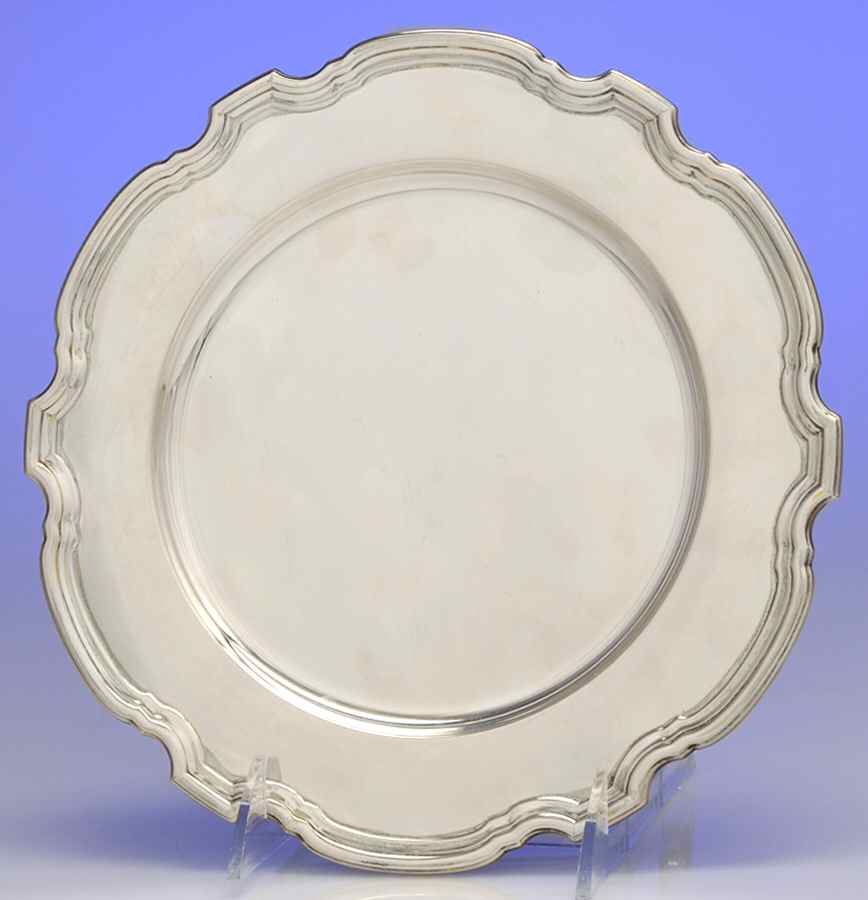 Hampton (Sterling, 1934, Hollowware) Sterling Luncheon Plate by Tiffany & CO SILVER-1
