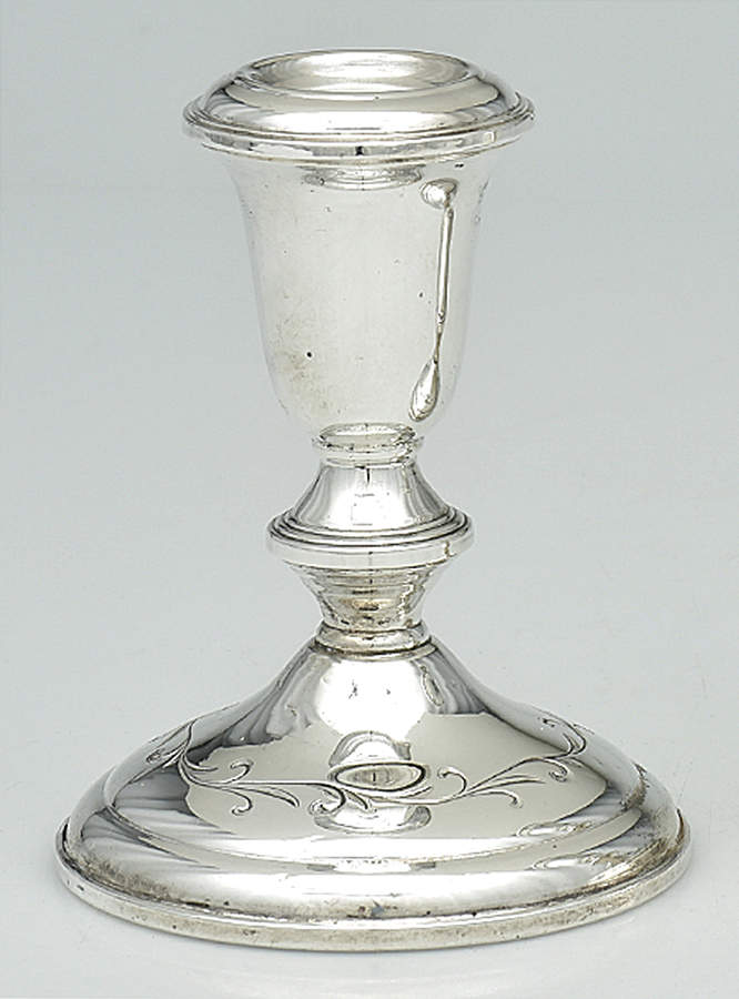 Awakening (Sterling, 1958, Hollowware) Weighted Candleholder by Towle Silver-1