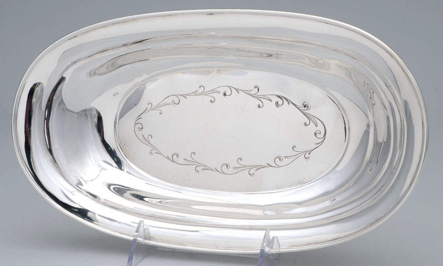 Awakening (Sterling, 1958, Hollowware) 11" Bread Tray by Towle Silver-1