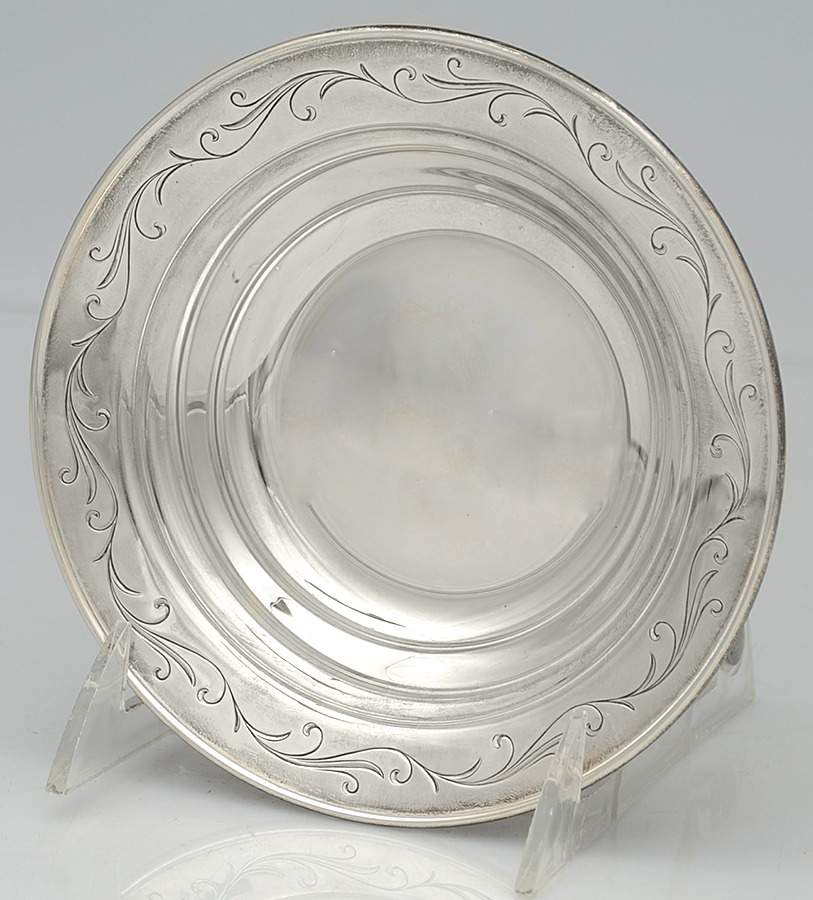 Awakening (Sterling, 1958, Hollowware) 6" Bon Bon Bowl by Towle Silver-1