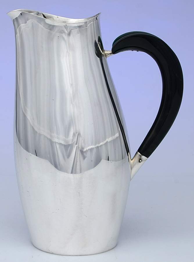 Contour (Sterling, 1950, Hollowware) Sterling Water Pitcher by Towle Silver-1