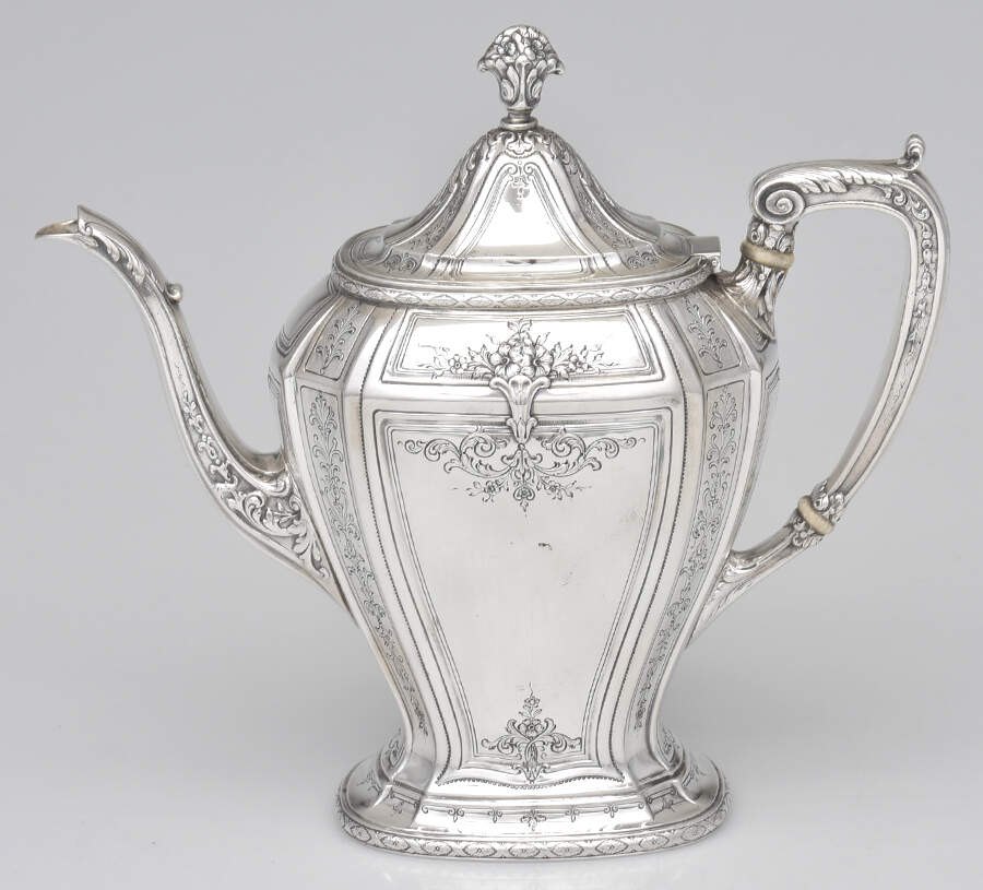 D'Orleans (Sterling, 1923, Hollowware) Teapot by Towle Silver-1