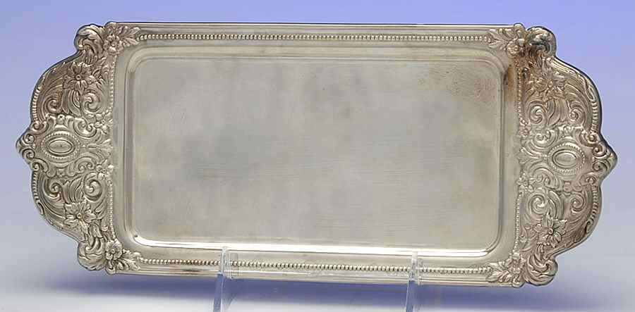 King Richard (Silverplate, Hollowware) Silverplate Celery Dish by Towle Silver-1