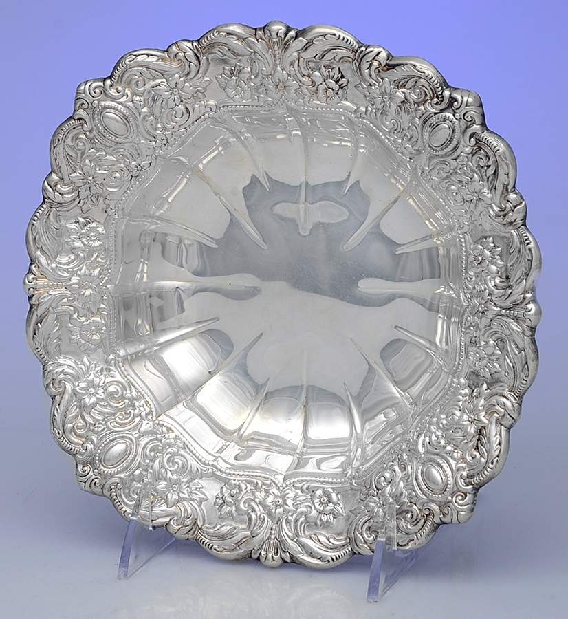 King Richard (Silverplate, Hollowware) 8" Bon Bon Bowl by Towle Silver-1
