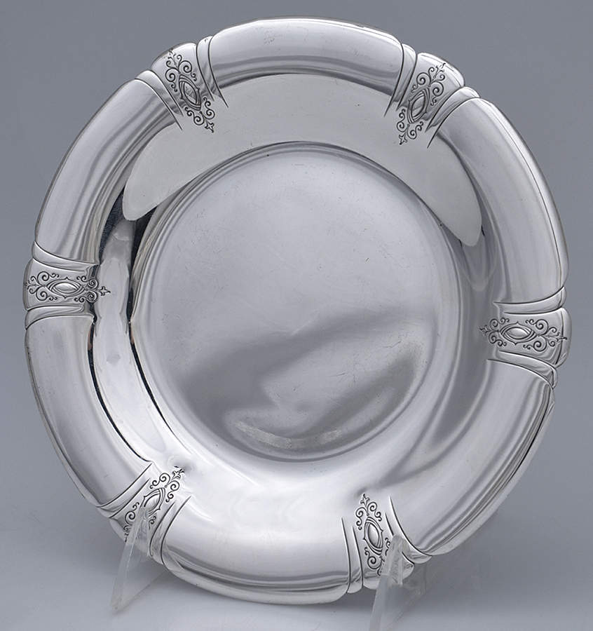 Lady Diana (Sterling, 1929, Hollowware) 8" Sandwich Plate by Towle Silver-1