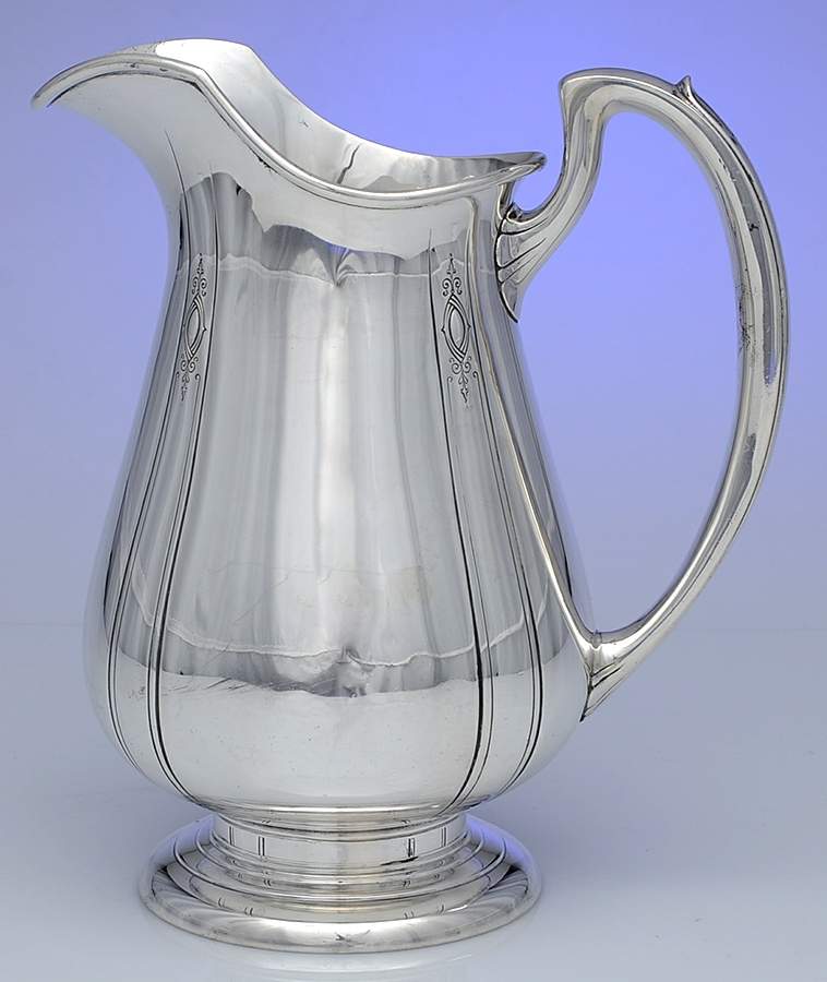 Lady Diana (Sterling, 1929, Hollowware) Sterling Water Pitcher by Towle Silver-1