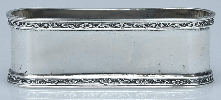 Virginia Carvel (Sterling, 1919, Hollowware) Oblong Napkin Ring by Towle Silver-1
