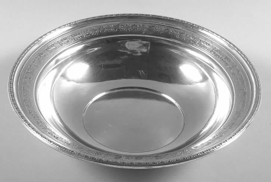 Virginia Carvel (Sterling, 1919, Hollowware) 10" Round Vegetable Bowl by Towle Silver-1