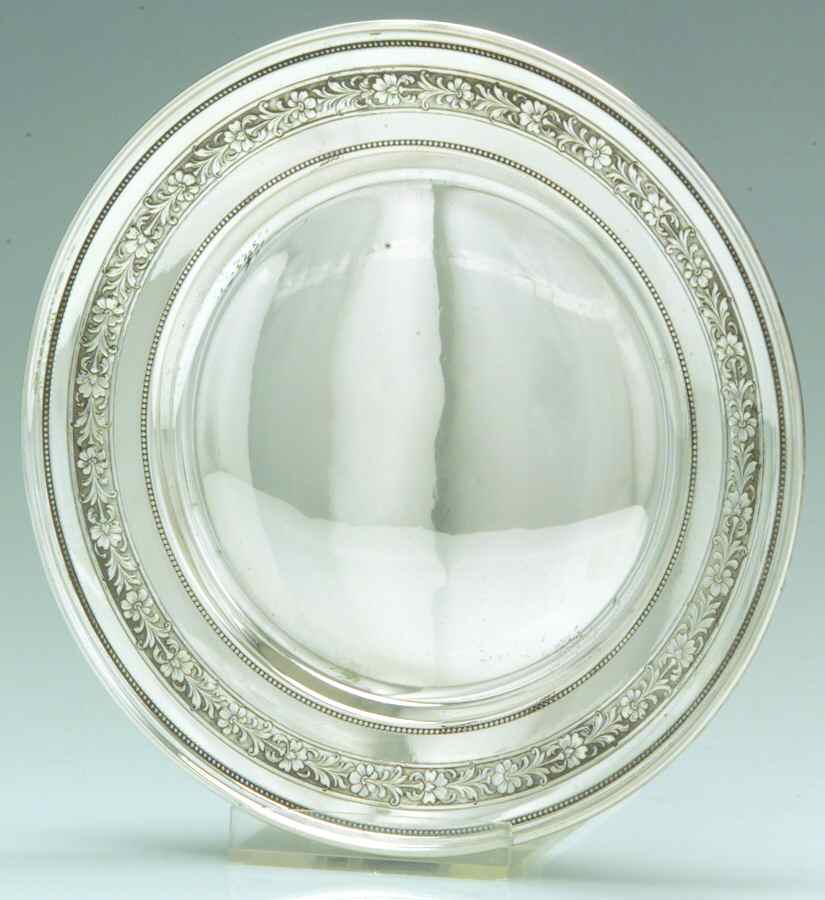 Virginia Carvel (Sterling, 1919, Hollowware) Bread Plate by Towle Silver-1