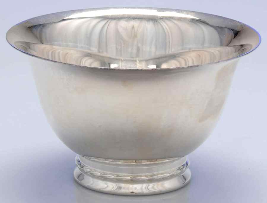 Silver Flutes (Silverplate, Hollowware) 5" Round Bowl by Towle Silver-1
