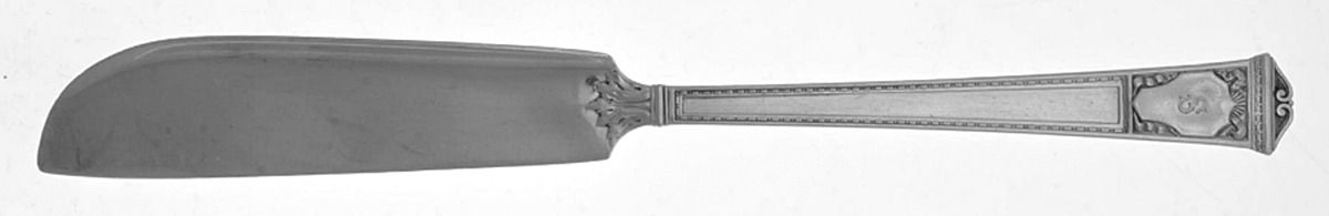 San Lorenzo (Sterling, 1916, Monograms) Individual Caviar Knife by Tiffany & CO SILVER-1