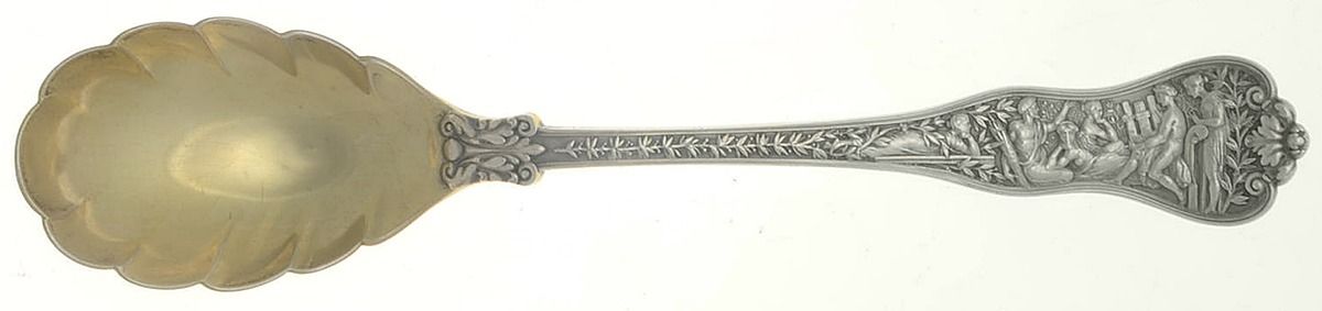 Olympian (Sterling, 1878, No Monograms) Large Jelly Spoon by Tiffany & CO SILVER-1