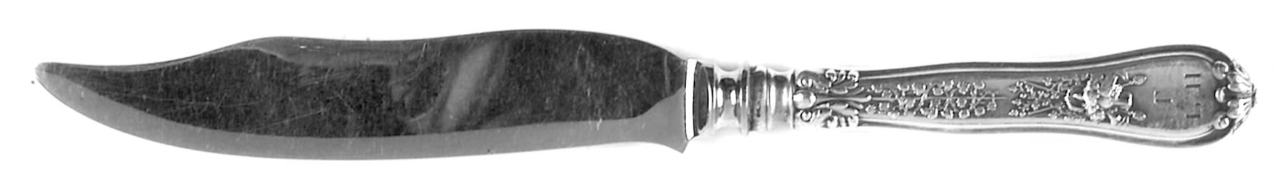 Olympian (Sterling, 1878, Monograms) Individual Fish Knife with Stainless Blade by Tiffany & CO SILVER-1