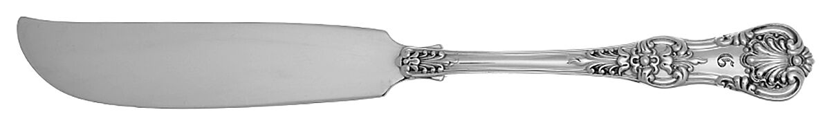 English King (Sterling, 1885, No Monograms) Flat Handle Master Butter Knife by Tiffany & CO SILVER-1