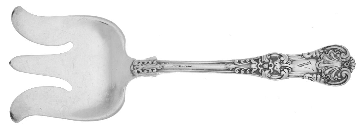 English King (Sterling, 1885, No Monograms) Petit Fours Fork by Tiffany & CO SILVER-1
