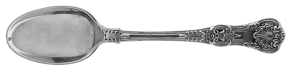 English King (Sterling, 1885, Monograms) Five O'Clock Teaspoon by Tiffany & CO SILVER-1