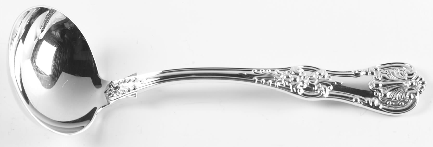 English King (Sterling, 1885, Monograms) Solid Gravy Ladle by Tiffany & CO SILVER-1