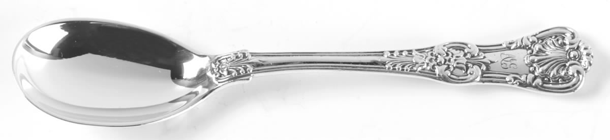 English King (Sterling, 1885, Monograms) Egg Spoon by Tiffany & CO SILVER-1