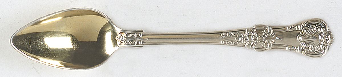 English King (Sterling, 1885, Monograms) Fruit/Orange Spoon by Tiffany & CO SILVER-1