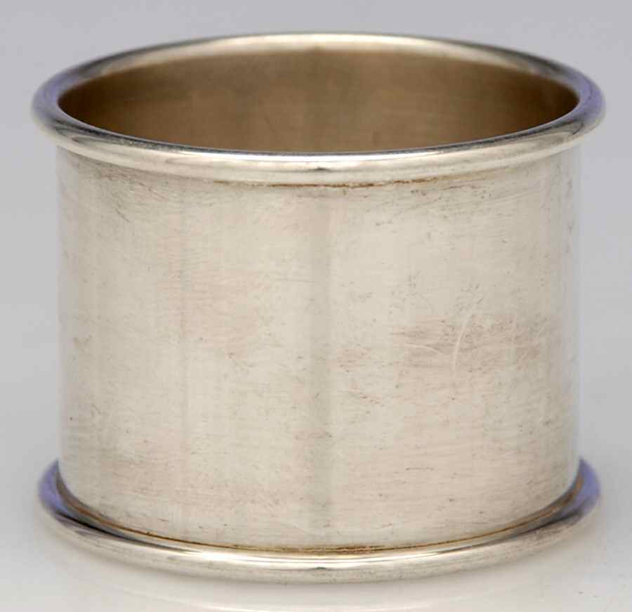 Craftsman (Sterling, 1932, Hollowware) Napkin Ring by Towle Silver-1