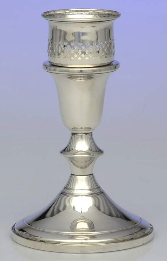 Craftsman (Sterling, 1932, Hollowware) Weighted Hurricane Lamp Base by Towle Silver-1