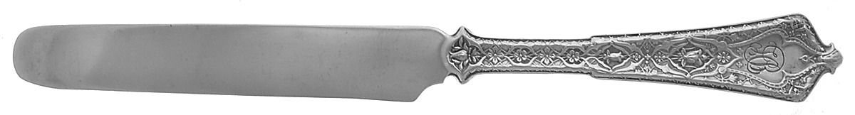 Persian (Sterling, 1872, Monograms) Solid Breakfast Knife by Tiffany & CO SILVER-1