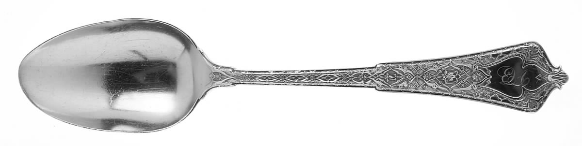 Persian (Sterling, 1872, Monograms) Tablespoon (Serving Spoon) by Tiffany & CO SILVER-1