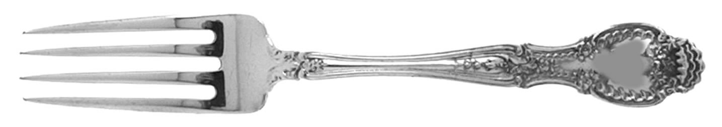 Richelieu (Sterling, 1892, Monograms) Fork by Tiffany & CO SILVER-1