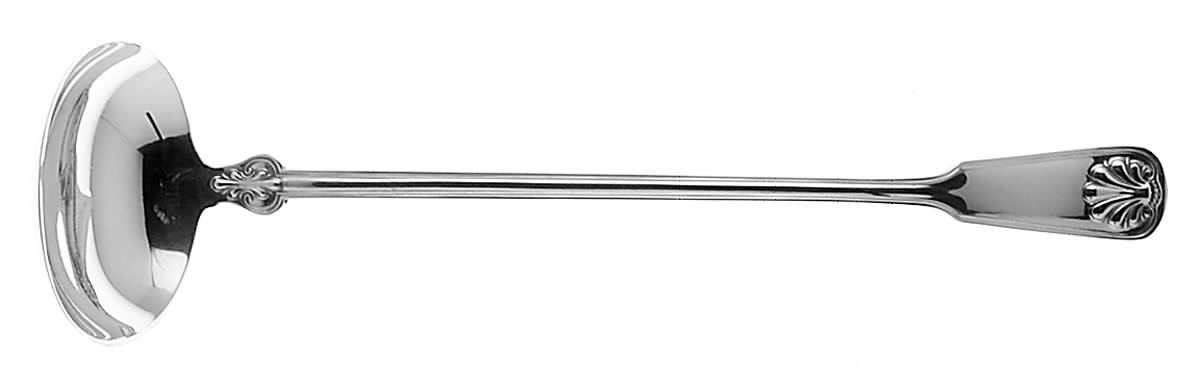 Shell & Thread (Sterling, 1905, Monograms) Long Cream Ladle with Plain Round Bowl by Tiffany & CO SILVER-1