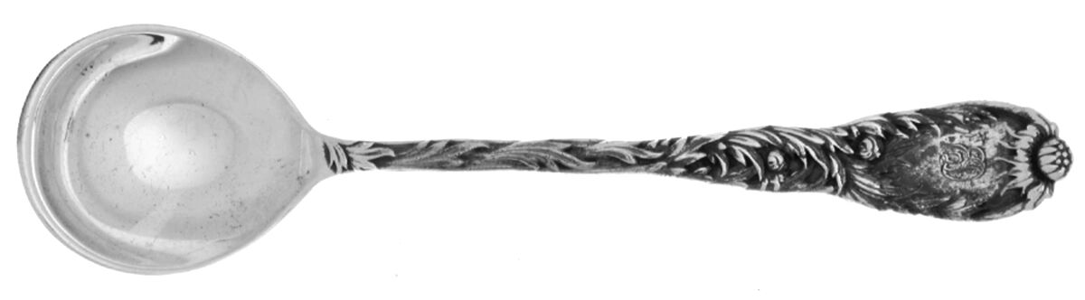 Chrysanthemum (Sterling, 1880) Large Chocolate Spoon by Tiffany & CO SILVER-1