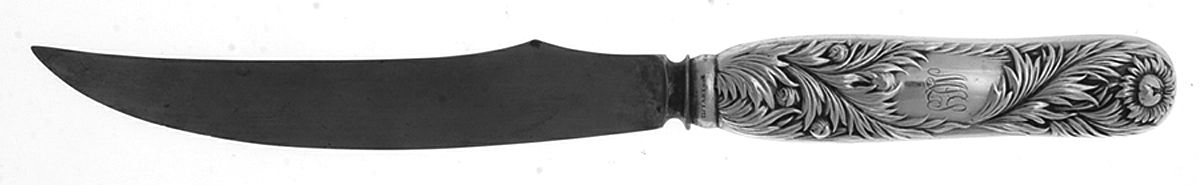 Chrysanthemum (Sterling, 1880, Monograms) Individual Bird Knife with Stainless Blade by Tiffany & CO SILVER-1