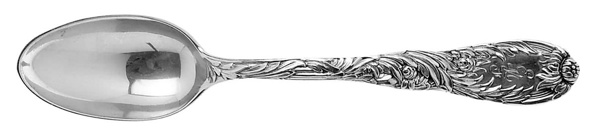 Chrysanthemum (Sterling, 1880, Monograms) Teaspoon by Tiffany & CO SILVER-1